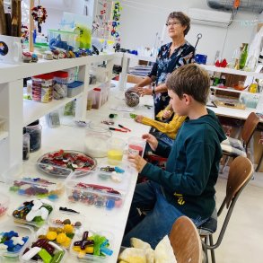 Glasworkshop p krea-vrkstedet