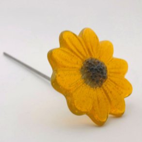 Glas blomst, gule blade