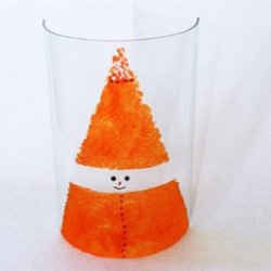 Glasskrm med julemand