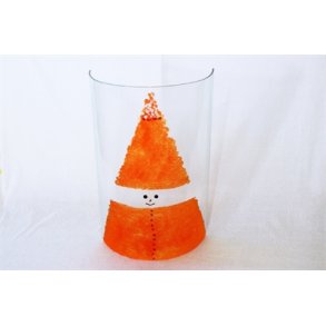 Glasskrm med julemand