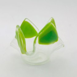 Fyrfadslysestage i lime-grn