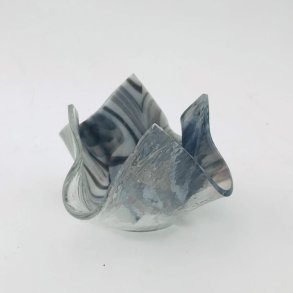 Mrk Fyrfadslysholder med mnster