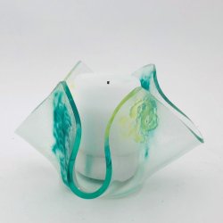 Fyrfadslystestage i grnne nuancer