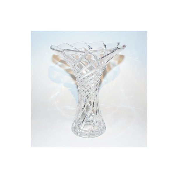 Krystal vase for ttbundne buketter